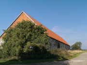 Feldsteinmauerwerk: Denkmalgeschtzte Scheune in Kachlin.