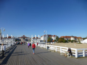 Flanieren bers Meer: Seebrcke von Sopot.