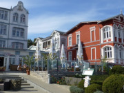 Bdervillen an der Strandpromenade: Ostseebad Bansin.