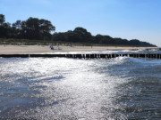 Am Nachmittag an der Ostsee: Strand von Zempin.