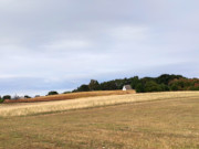 Sdlicher Ortsrand von Loddin: Sptsommer auf Usedom.