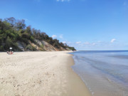 Verlassen: Einsamer Ostseestrand zwischen Klpinsee und ckeritz.