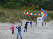 Drachenfest auf Usedom: Hunderte Drachen in Karlshagen.