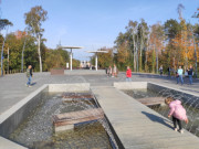 Wasserspiele im dopplten Wortsinn: Ostseebad Swinemnde.