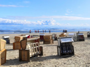 Ostseebad Karlshagen auf Usedom: Letzte Strandkrbe.