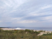 Blick zum Kaiserbad Ahlbeck: Strand von Swinemnde.