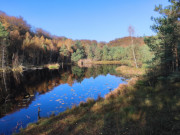 Binnenseen auf Usedom: Mmmelkensee im Sptherbst.