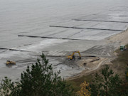 Ein neues "Becken" entsteht: Arbeitsvorbereitungen.