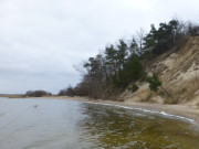 Am Achterwasser bei Pudagla: Konker Berg.