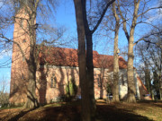 Neogotik im Usedomer Norden: Dorfkirche von Krummin.