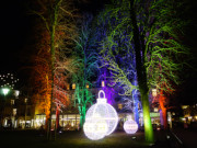 Weihnachtliches Heringsdorf: Kaiserbder auf Usedom.