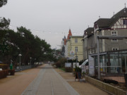 Dunkle Wolken: Januar im Ostseebad Zinnowitz.