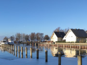 Ferienhuser am Hafen: Stagnie sdlich des Seebades ckeritz.