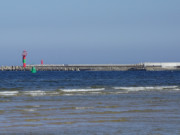 Ostmole: Auf der Insel Wollin gelegener Teil des Hafens Swinemnde.