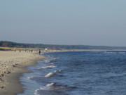 Ostseestrand von Usedom: Zwischen Zinnowitz und Trassenheide.