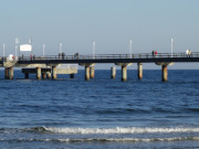 Seebrcke von Zinnowitz: Winterurlaub auf Usedom.