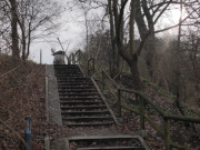 Aufstieg auf den Mhlenberg: Holllnderwindmhle bei Benz.