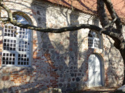 Zirchow im Haffland Usedoms: Die Dorfkirche.