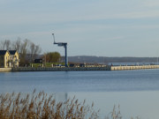 Winterruhe im Hafen Zinnowitz: Erst spter kommen die ersten Sportboote.