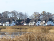 Am Achterwasser: Ferienhuser im Ostseebad Zinnowitz.