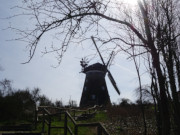 Benz im Hinterland der Insel Usedom: "Aufstieg" zum Mhlenberg.