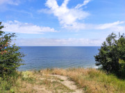 Blick auf die Ostsee: Auf der Steilküste bei Ückeritz.