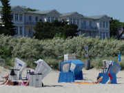 Weie Villen am Meer: Strandpromenade von Zinnowitz.