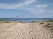 Auf zum Meer: Strandzugang nrdlich vom Ostseebad Trassenheide.