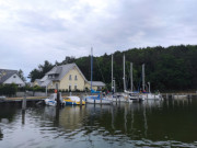 Ferienwohnungen am Hafen: Stagnie am Achterwasser.