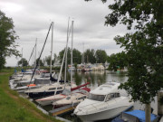 Hafen Stagnie am Achterwasser: Sdlich von ckeritz.