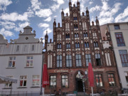 Partrizierhuser am Marktplatz von Greifswald.