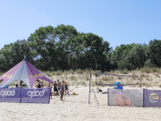 Volleyballturnier auf dem Usedomer Ostseestrand: "Beach me".