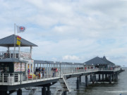 Seebrcke des Ostseebades Heringsdorf: In Koserow wchst eine Konkurrenz.