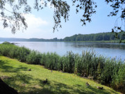 Blick nach Stubbenfelde: Der Kölpinsee in der Inselmitte Usedoms.