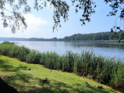 Blick nach Stubbenfelde: Der Klpinsee in der Inselmitte Usedoms.