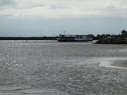 Fhre nach Peenemnde: Hafen von Freest auf dem Festland.