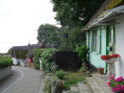 An der Bergstrae: Fischerdorf Kamminke auf Usedom.