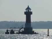 Seezeichen Peenemnde: Die Ostsee zwischen Usedom und der Greifswalder Oie.