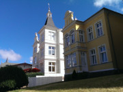 Trmchen, Erker, Zierrat: Bderarchitektur auf Usedom.