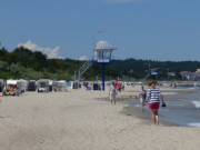 Strandwanderung in Richtung Bansin: Usedomer Kaiserbder.