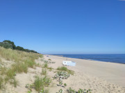 Blick zum Usedomer Inselnorden: Zwischen Koserow und Zempin.