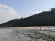 Abend auf Usedom: Der Sandstrand von Klpinsee leert sich.