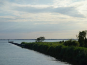 Achterwasserhafen von Stagnie: Idyll sdlich von ckeritz.