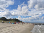 Zwischen ckeritz und Bansin: Ostseestrand auf Usedom.