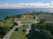 Blick vom Leuchtturm: Kap Arkona auf Usedoms Nachbarinsel Rgen.