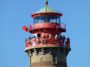 Beliebter Aussichtspunkt: Leuchtturm von Kap Arkona auf Rgen.