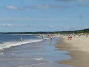 Ostseestrand Richtung Zempin: Zinnowitz auf Usedom.