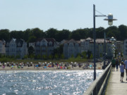 Immer noch gut besucht: Der Ostseestrand des Kaiserbades Bansin.