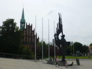 Am Nationalmuseum: In der Stettiner Altstadt.