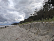 Schneise in Richtung ckeritz: Nur Sediment aufsplen hilft nicht.